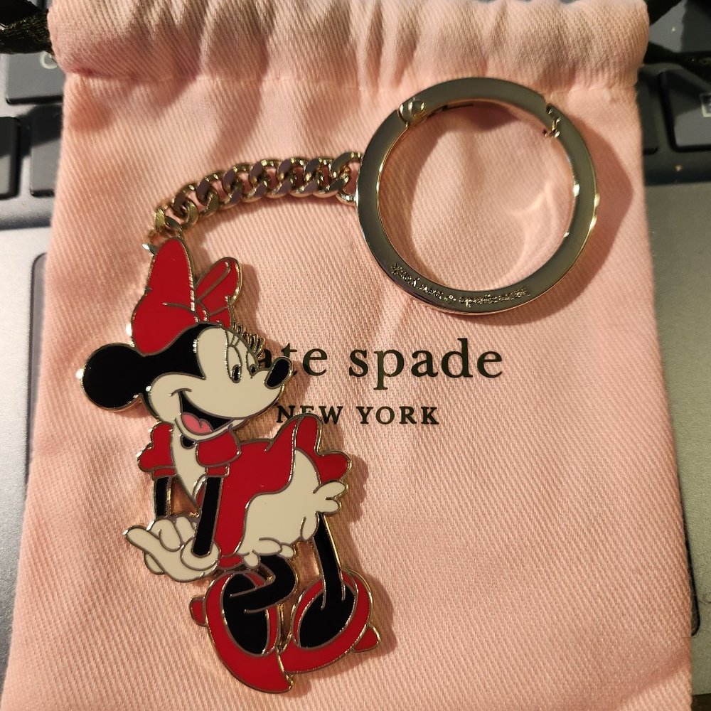 Kate Spade Minnie Mouse Keychain